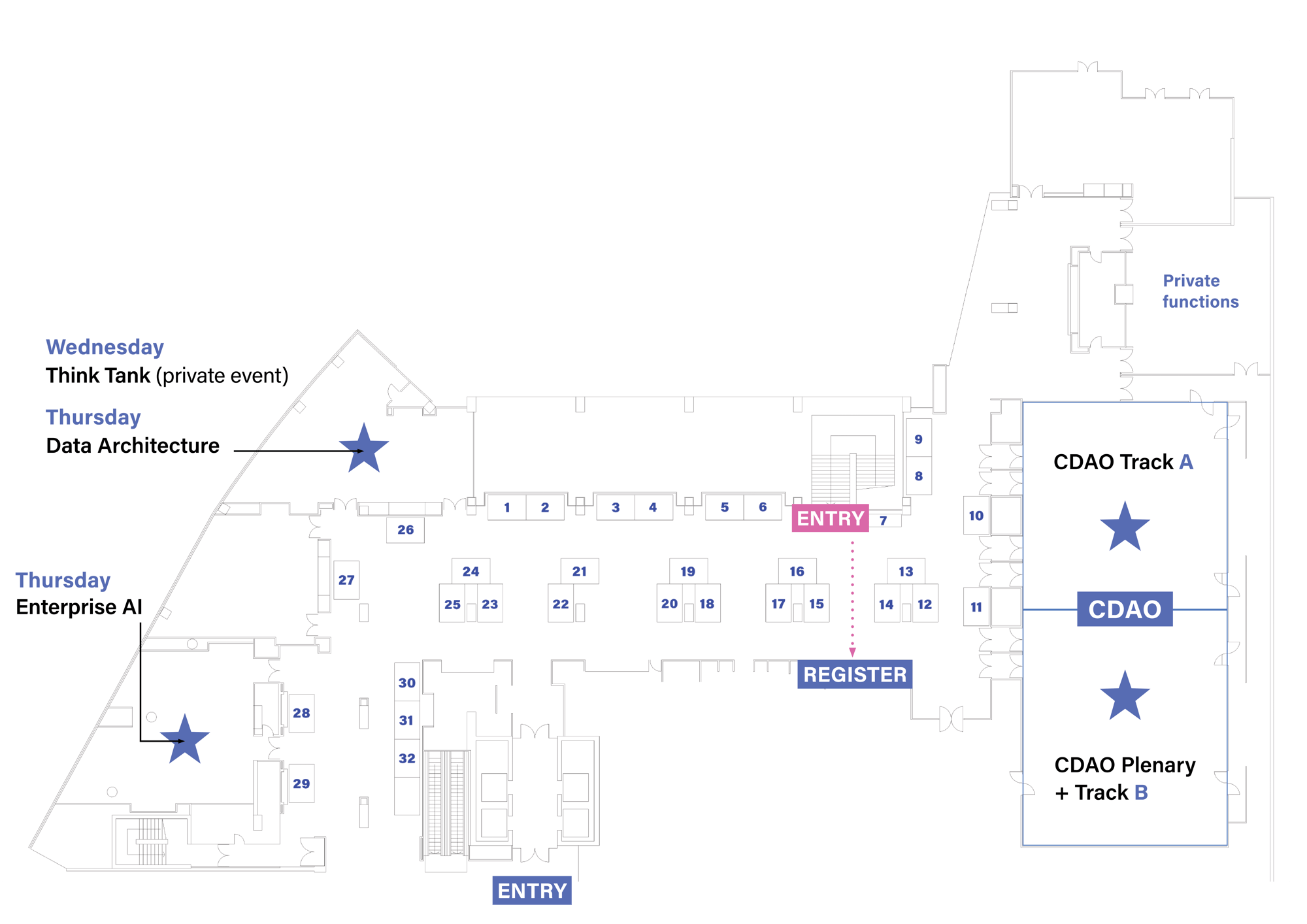 CDAO Melbourne floormap